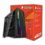 Gabinete Gamer Bg 009 Rgb Black