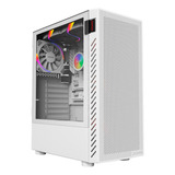 Gabinete Gamer Bolter White Ghost Lateral