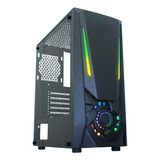 Gabinete Gamer Cg 02tj K mex Jaeger 2 c 1 Fan Led Rgb 