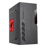 Gabinete Gamer Computador Office Micro Atx Cpu Usb Sata Cor Preto