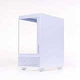 Gabinete Gamer Liketec Aquário Opera Snow Mini Tower USB 3 0x2 Vidro Panorâmico Branco