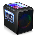 Gabinete Gamer Microcraft Cg 03rc Preto C 1 Fan 5cores 200mm