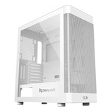 Gabinete Gamer Redragon Aeroglass Mid Tower Lat Vidro Branco