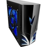 Gabinete Gamer Titan Com Cooler Azul Fortrek