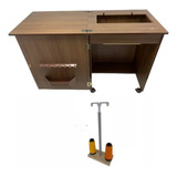Gabinete Móvel Mesa P Máquina Costura Singer Ponto De Ouro