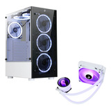 Gabinete Rise Mode White Frost Water Cooler Rgb 120mm