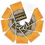 Gaeaverse Cartões Postais De Paisagem De Viena Áustria Cartões Postais Vintage 9 Peças Conjunto De Cartões Comemorativos De Cidades Do Mundo Para Negócios Mundo Viagem Paisagem Cartão Postal Decoração