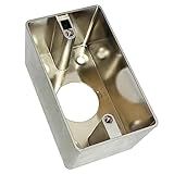 GAGALOR Caixa Traseira 86 X 50 Mm Acessório De Montagem Para Botão Push Eixt Campainha Interruptor Galvanizado De Metal