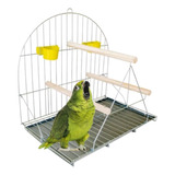Gaiola Aberta Poleiro Papagaio Maritaca Calopsita Aves Mansa