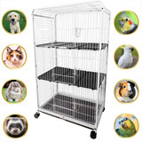 Gaiola Canil Gatil Para Pet Shop 3 Andares Vertical