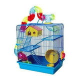 Gaiola Grande Hamster Tubo Super Luxo 3 Andares