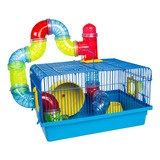 Gaiola Hamster Acrílico Tubo Luxo Labirinto Jel Plast