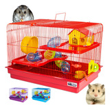 Gaiola Ninho Hamster Roedor Completa Porquinho Índia