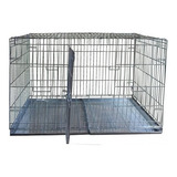 Gaiola Para Cães Dobrável Piso E Bandeja Média