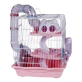 Gaiola Safari Hamster Grande Russo Chines 3 Andares Completa