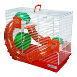 Gaiola Tubos 3 Andares Hamster Anão E Filhotes Roedor Sírio