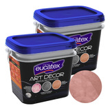 Galão Eucatex Kit 2 Cimento Queimado Perolizado 3 6l 3 Cores