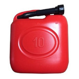 Galão Tanque Transporte Gasolina Combustível 10 L C Bico