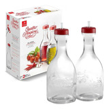 Galheteiro 2 Azeiteiro 500ml Quattro Stagioni Bormioli Rocco