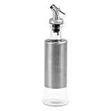 Galheteiro De Inox Vidro Azeite Vinagre Temperos 300ml Art House