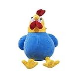 Galinha De Pelúcia Azul 30Cms Fofy Toys