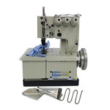 Galoneira 3 Agulhas Semi Industrial C Motor Aparelho Viés Cor Branco Voltagem 220v