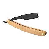 Galori Navalha De Barbeiro 1 PC Máquina De Barbear Manual Tradicional De Ponta Reta Profissional De Aço Inoxidável Navalha De Barbear Dobrável Faca De Barbear Barbear Para Homens Barbeiro Masculino Fe