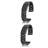 GALPADA 2 Unidades Bandas De Relógio 20mm Pulseira De Relógio Pulseira De Montagem De Relógio Aço Inox 20mm Relógio De Pulso Acessórios Fivela Dupla Senhorita Correia De Substituição