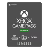 Game Pass Ultimate 12 Meses Live Gold gpu Código 25 Digitos