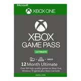 Game Pass Ultimate Live Gold 12 Meses Codigo 25 Digitos