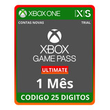 Game Pass Ultimate Xbox Cloud 1 Mês 25 Dígitos