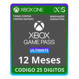 Game Pass Ultimate Xbox One Series Xs Pc Cloud 12 Meses