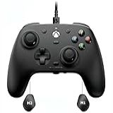 GameSir G7 Wired Controller Para Xbox Series X-S- Xbox One E Windows 10-11 - Preto - Com Placa Frontal Branca Permutável