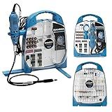 Gamma Ferramentas Micro Retífica Com Kit De Acessórios 252 Peças 220V G19502 Br2 Azul