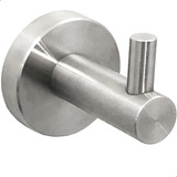 Gancho Cabide Inox Escovado Porta Toalha Acessorio Banheiro