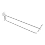 Gancho Porta Preço Branco 25cm 100pçs com Etiqueta 75mm Pvc