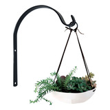 Gancho Suporte Rústico Para Plantas Area Vasos Parede 20 Cm