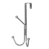 Gancho Triplo De Metal Cor Prata Linha My Closet Ordene 