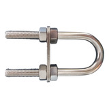 Gancho U bolt Amarra De Proa Aço Inox 1 2 Pol Lancha Barco