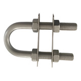 Gancho U bolt amarra De Proa E Popa aço Inox 1 2 lancha1 Pç