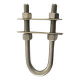 Gancho U bolt Amarra Proa E Popa 3 8 Aço Inox Lancha 1pç
