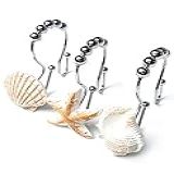 Ganchos Decorativos Para Cortina De Chuveiro Voiinoiu Branco