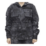 Gandola Camuflada Tática Mandrake Black Rip Stop Airsoft