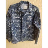 Gandola Militar Americana Us Navy Azul 32 X Short V1m