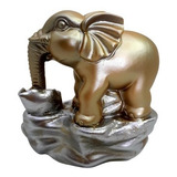 Ganesha Com Incensários Deus Fortuna Elefante Indiano Resina