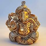 Ganesha Decorativa Em Resina Hindu Deus Sorte Prosperidade Sabedoria GanB118D 