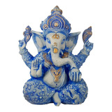 Ganesha Deus Hindu Mantra Chakra Estatueta