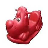 GANGORRA CACHORRINHO BALANCO VERMELHO BRINQUEDO INFANTIL