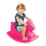 Gangorra Infantil Huppa Huppa Cavalinho Balanço Rosa Menina