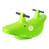 Gangorra Infantil Jacaré 2 Lugares Colorido Envio Rapido